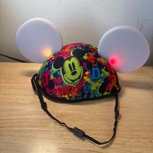 Disney Parks World of Color "Glow With The Show" Mickey Mouse Light Up Ears Hat.